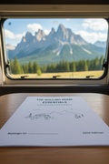 The Rolling Home Essentials – lifestyle photo in campervan